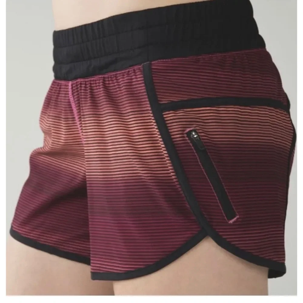 Lululemon Tracker Shorts Simply Radiant Pink Paradise Black - Picture 6 of 6